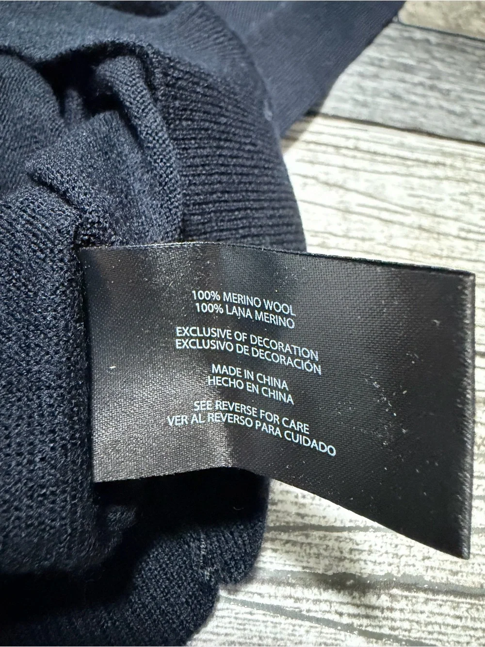 Banana Republic 100% Merino Wool Sweater Men’s XL Black Pullover Crewneck
